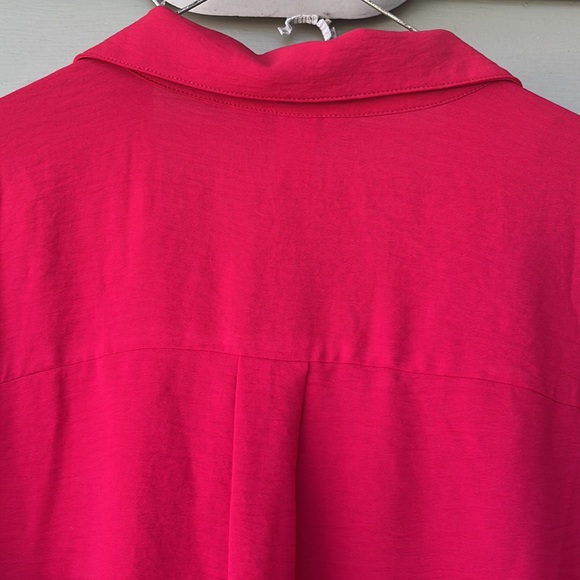 NWT CJ Banks size X 14W red blouse. - Picture 5 of 15